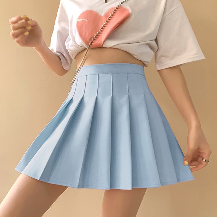 LittleForBig] キュロットスカート ミニスカート【お姫スコート】 Aライン インナー付き スカート 目新し ポケット付き