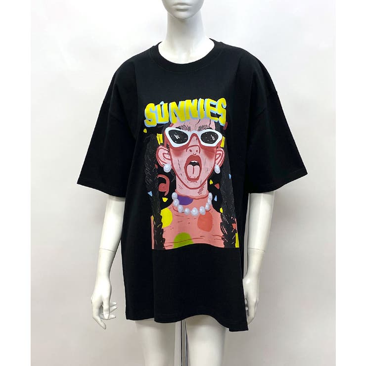 前後BIGプリントデザイン プリントTシャツ オーバーサイズ | Riff | 詳細画像29 