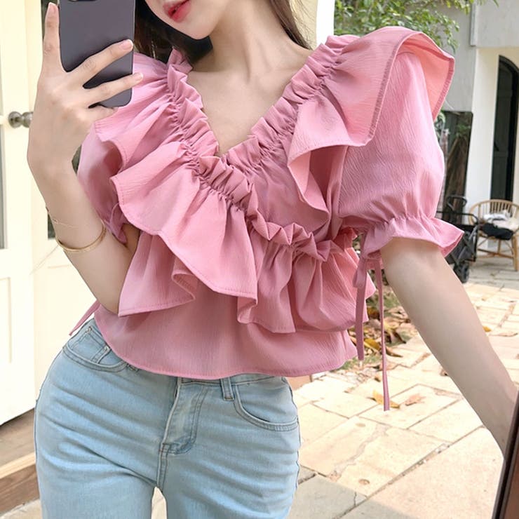 2WAY フリルオフショル トップス[品番：NETW0001527]｜Riff（リフ）のレディースファッション通販｜SHOPLIST（ショップリスト）