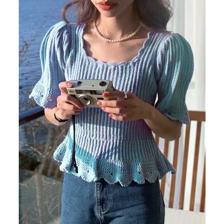 美品　シビラ　半袖ニット Sybilla（シビラ）のニット・セーター｜おすすめから探す