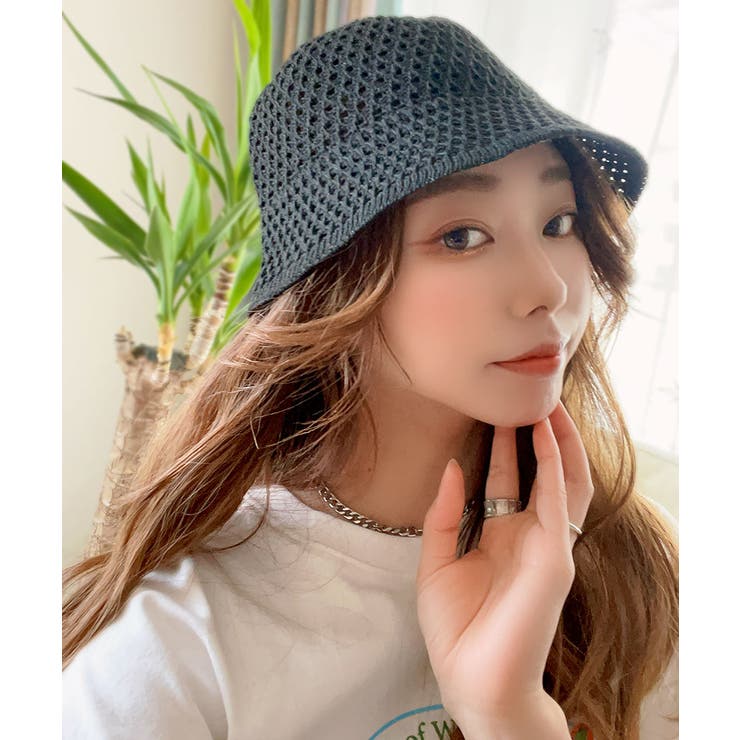 透かし編みが可愛い今季マストアイテム チューリップハット 帽子