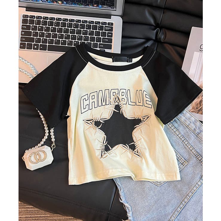【廃盤 デッドストック】Ruler 極厚刺繍 ラグランスリーブ Tシャツ 2XL tシャツ 「EPIPHANY＆RAD」ネコ＆クマ BIGサガラ刺繍 オーバー