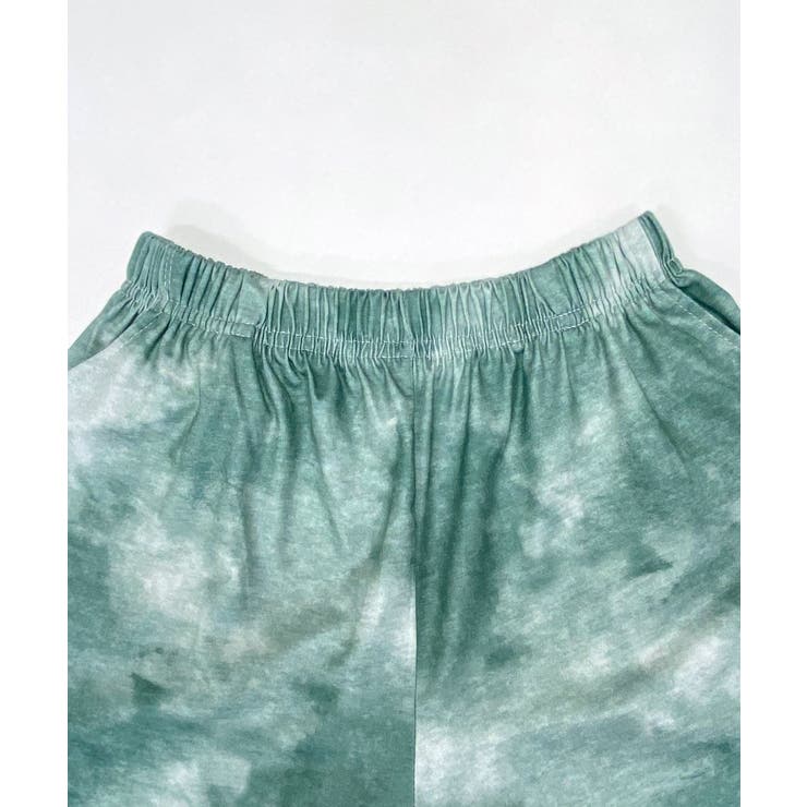 Tシャツ+ショートパンツ セットアップ タイダイ柄[品番