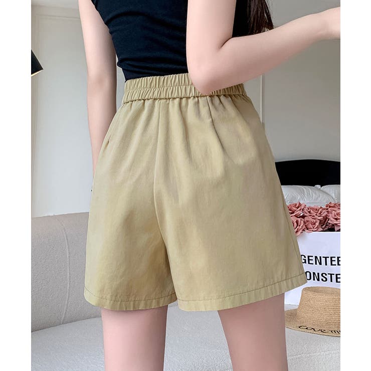 売り切れ イエナ カーキショートパンツ ツイルカーゴショートパンツ - カーキグリーン - レディース