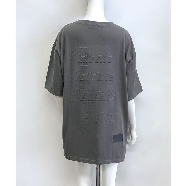 ぷっくりとしたロゴがPOPなデザイン Tシャツ ロゴエンボス加工 | Riff | 詳細画像12 