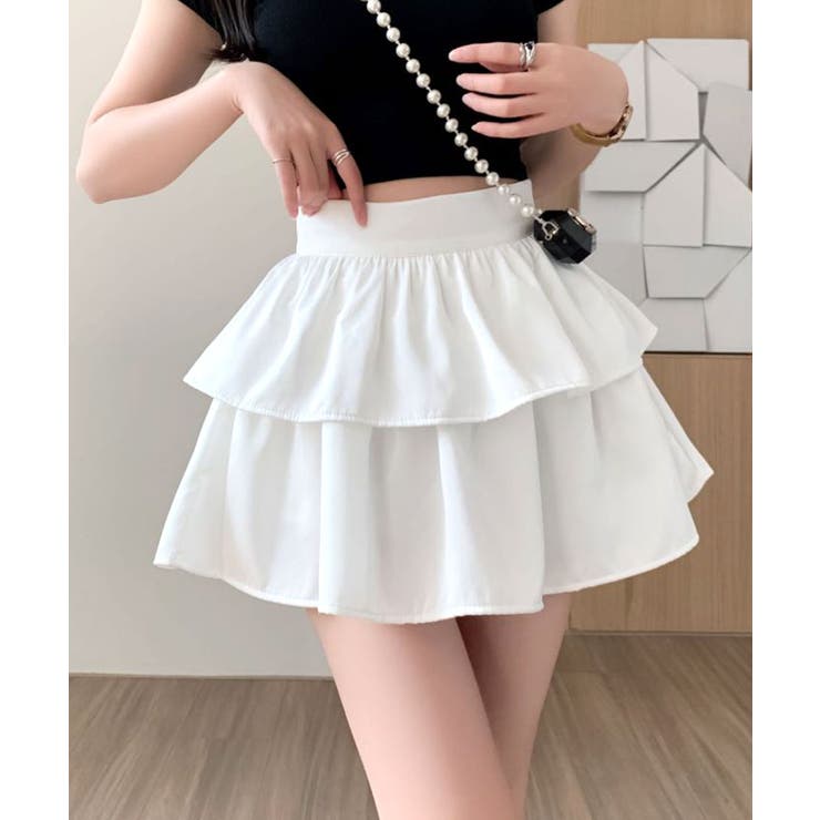 【新品未使用】Bibiy. ミニスカート ホワイト Bibiy MIMI LACE SKIRT ホワイト