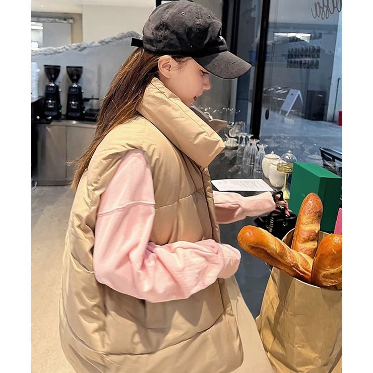 中綿ベスト ダウンベスト オーバーサイズ | Riff | 詳細画像17 