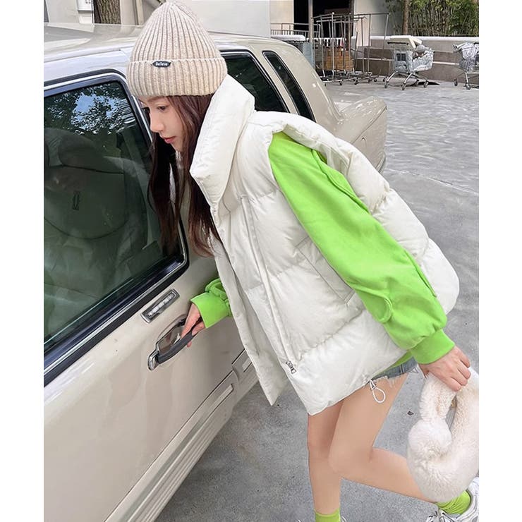 中綿ベスト ダウンベスト オーバーサイズ | Riff | 詳細画像3 