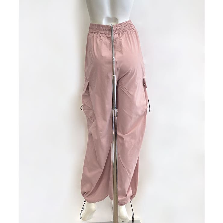 カーゴパンツ ドロスト付き パラシュートパンツ[品番