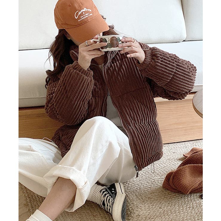 コーデュロイ中綿ブルゾン ダウン ファイバー | Riff | 詳細画像16 