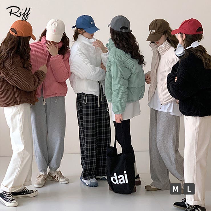コーデュロイ中綿ブルゾン ダウン ファイバー | Riff | 詳細画像1 
