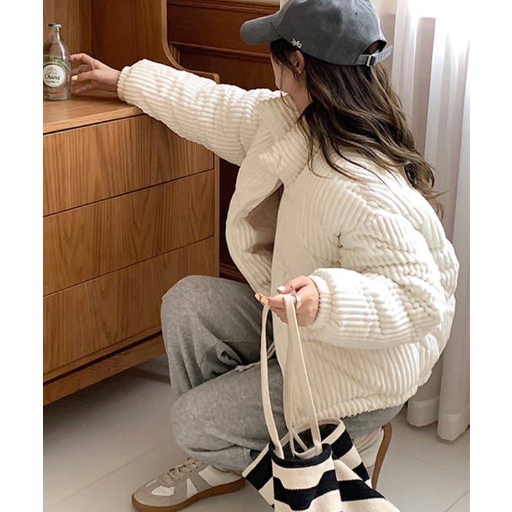 コーデュロイ中綿ブルゾン ダウン ファイバー | Riff | 詳細画像24 