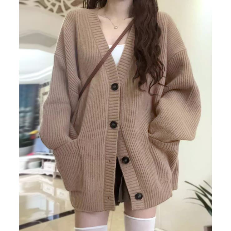 Christian Dior カーディガン 編み込みニット リブ編み Mサイズ 編み込みリボン】ドルマンスリーブニットカーディガンsdpxyf2863