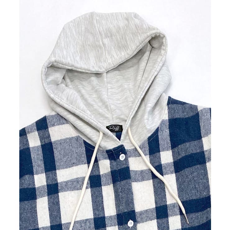 パーカー パーシャルチェック切替フーディー レディース メンズ Hoodie Check Double Zip Parker – ANDOR ONLINE