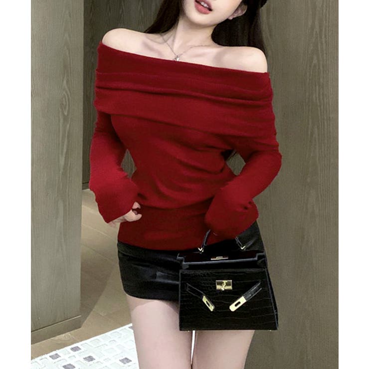 オフショルニット オフショルダー セーター | Riff | 詳細画像11 