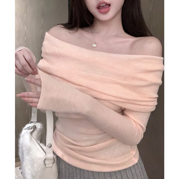 オフショルニット オフショルダー セーター | Riff | 詳細画像17 