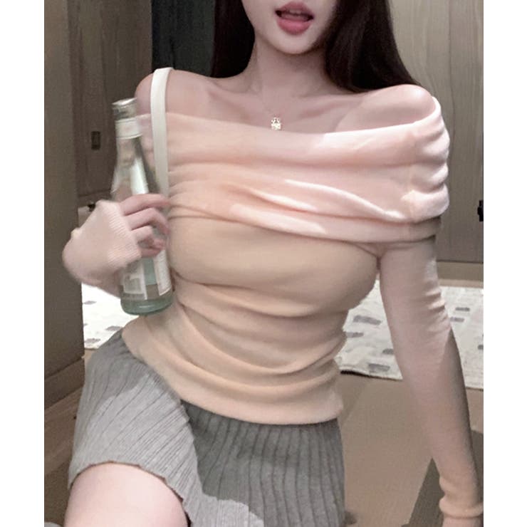 オフショルニット オフショルダー セーター | Riff | 詳細画像19 