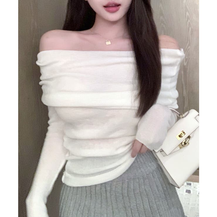 オフショルニット オフショルダー セーター | Riff | 詳細画像2 