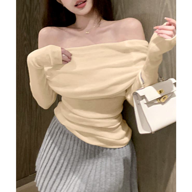 オフショルニット オフショルダー セーター | Riff | 詳細画像15 