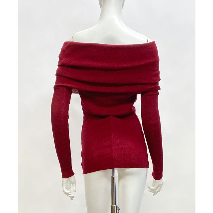 オフショルニット オフショルダー セーター | Riff | 詳細画像23 