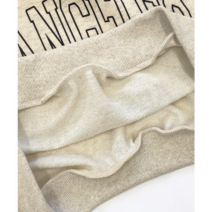 袖フリルロゴトレーナー スウェット ショート丈 | Riff | 詳細画像30 