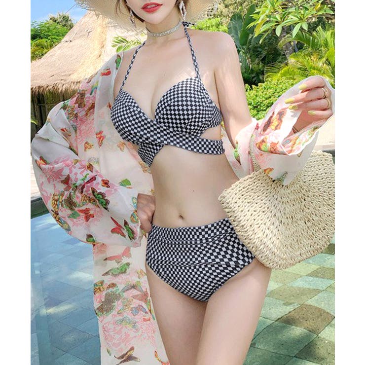 [2点セット] ホルターネックビキニ クロスデザイン | Riff | 詳細画像17 