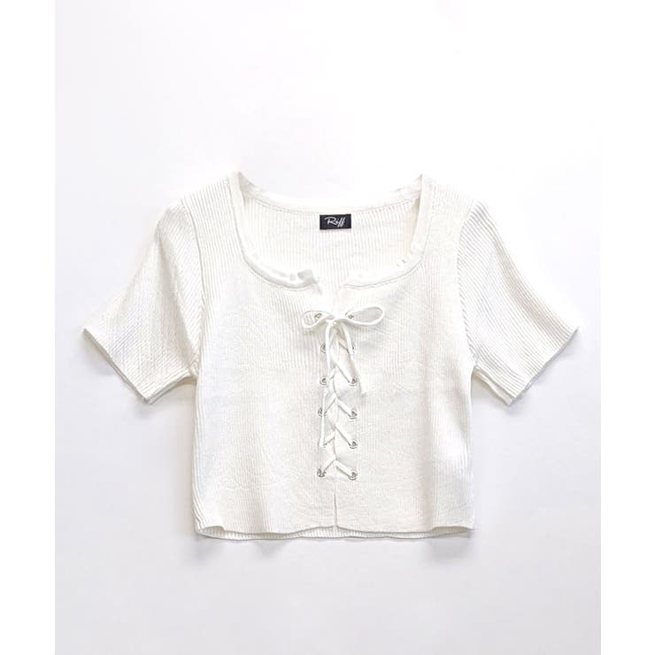 A.ROEGE HOVE ホワイト リブ編み 半袖トップス A.ROEGE HOVE ホワイト リブ編み 半袖トップス - メルカリ
