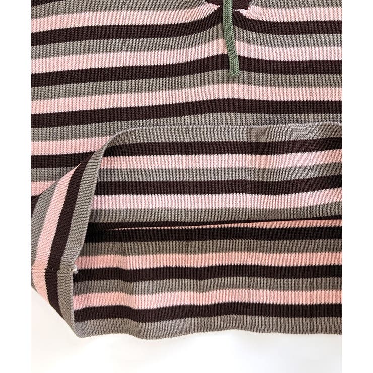 アームウォーマー付き トップス ボーダー | Riff | 詳細画像25 