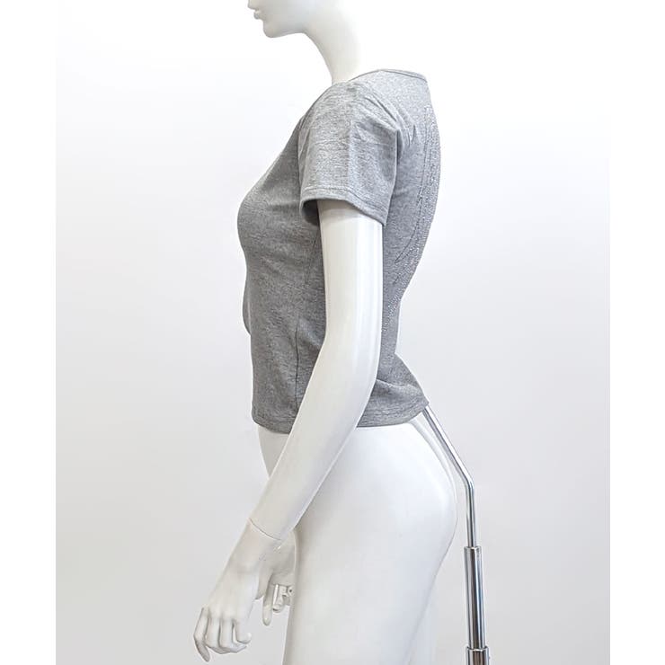 ロゴラインストーン Tシャツ ロゴプリント | Riff | 詳細画像27 