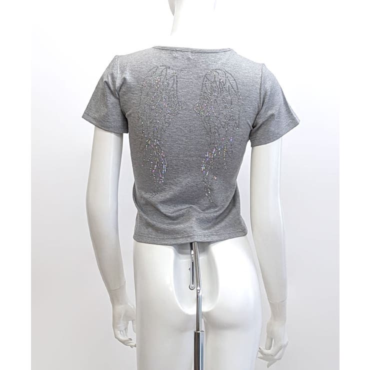 ロゴラインストーン Tシャツ ロゴプリント | Riff | 詳細画像28 