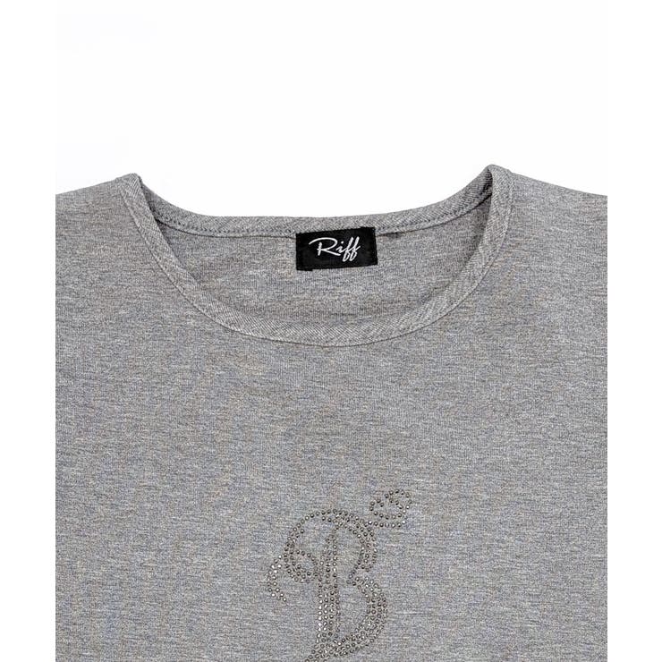 ロゴラインストーン Tシャツ ロゴプリント | Riff | 詳細画像29 