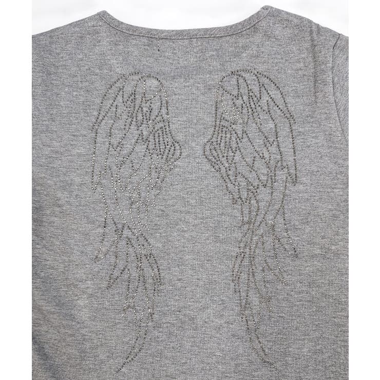 ロゴラインストーン Tシャツ ロゴプリント | Riff | 詳細画像33 