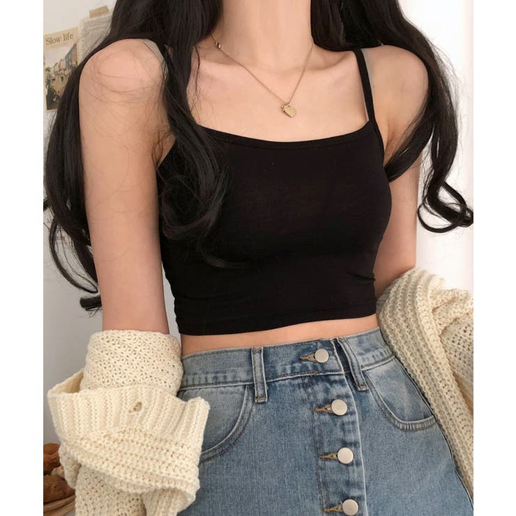 HYSTERICGLAMOUR 編み上げショート丈キャミソール HYSTERIC GLAMOUR - BAD AS MAMA 編み上げショート丈
