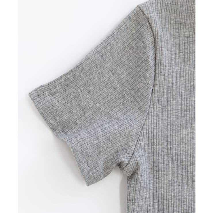 レースリボンビスチェ+Tシャツセットアイテム レイヤード Tシャツ[品番