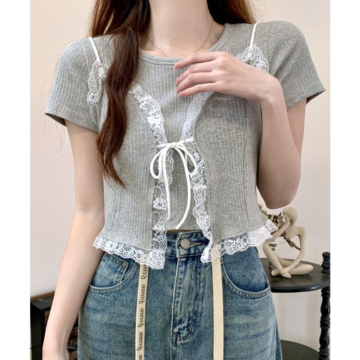 riliy vintage リリィヴィンテージ レースはビスチェ（LILY