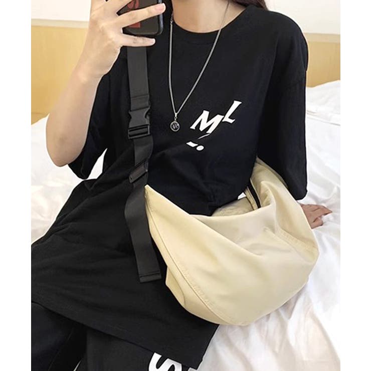 ナイロンショルダーバッグ メッセンジャーバッグ ハーフムーンバッグ | Riff | 詳細画像16 