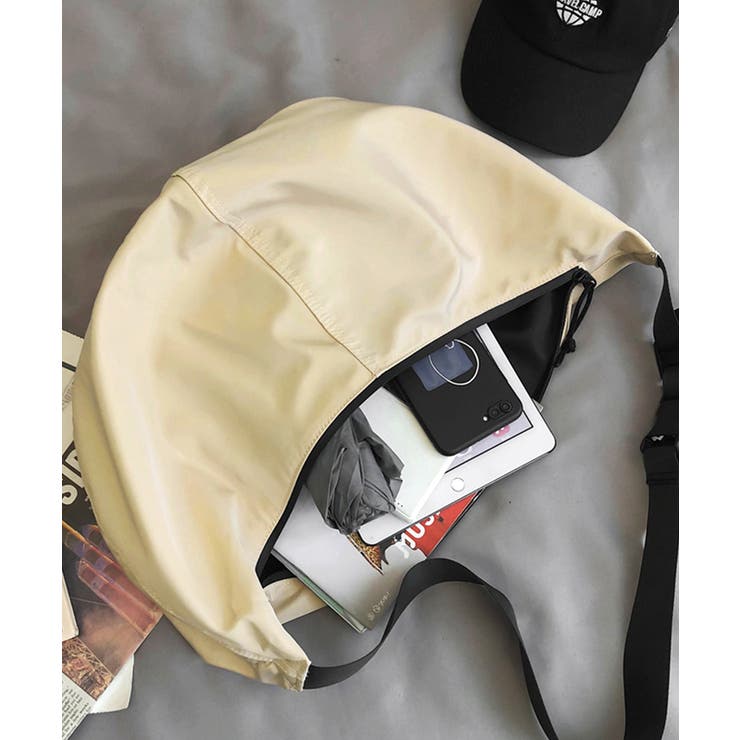 ナイロンショルダーバッグ メッセンジャーバッグ ハーフムーンバッグ | Riff | 詳細画像18 