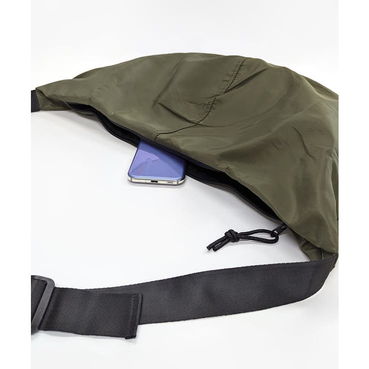 ナイロンショルダーバッグ メッセンジャーバッグ ハーフムーンバッグ | Riff | 詳細画像25 