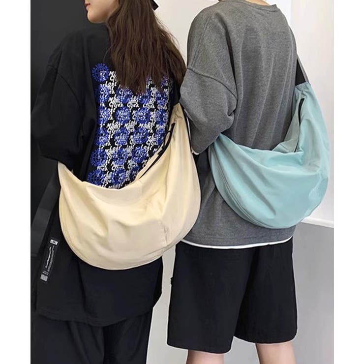 ナイロンショルダーバッグ メッセンジャーバッグ ハーフムーンバッグ | Riff | 詳細画像4 