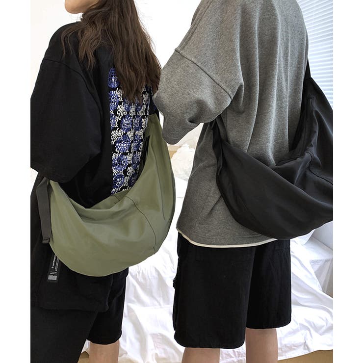 ナイロンショルダーバッグ メッセンジャーバッグ ハーフムーンバッグ | Riff | 詳細画像6 