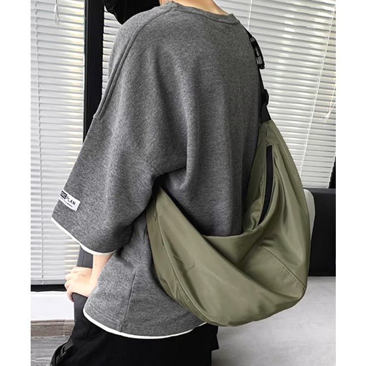 ナイロンショルダーバッグ メッセンジャーバッグ ハーフムーンバッグ | Riff | 詳細画像7 