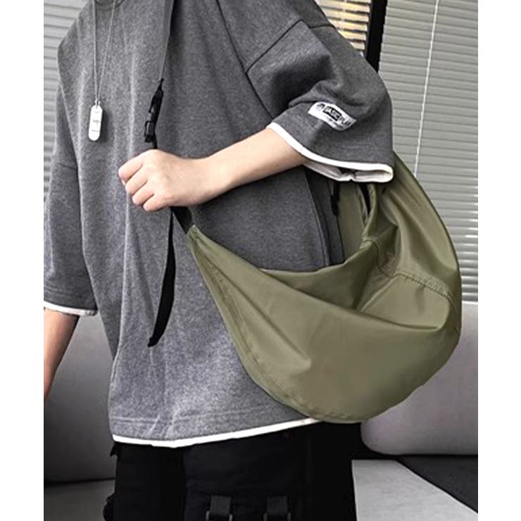 ナイロンショルダーバッグ メッセンジャーバッグ ハーフムーンバッグ | Riff | 詳細画像8 