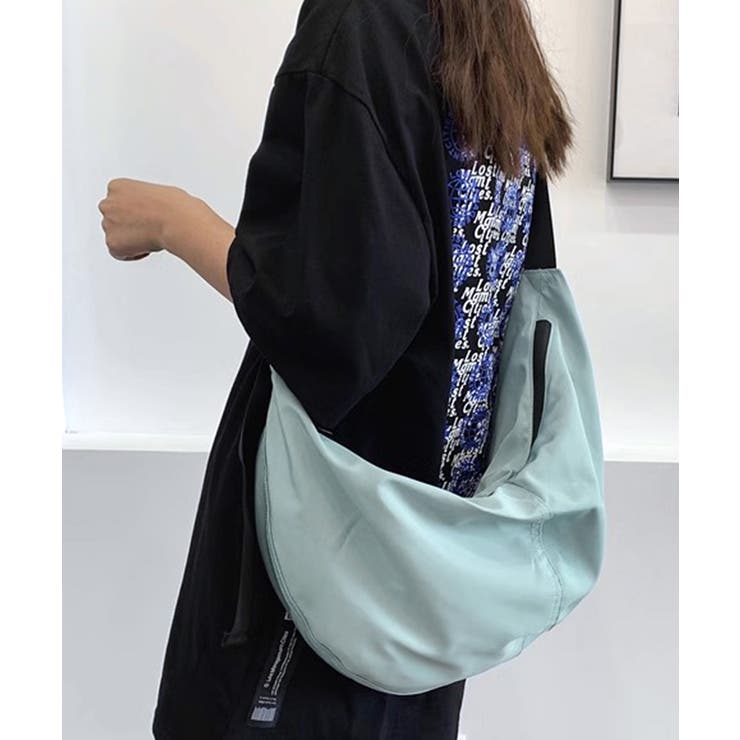 ナイロンショルダーバッグ メッセンジャーバッグ ハーフムーンバッグ | Riff | 詳細画像9 