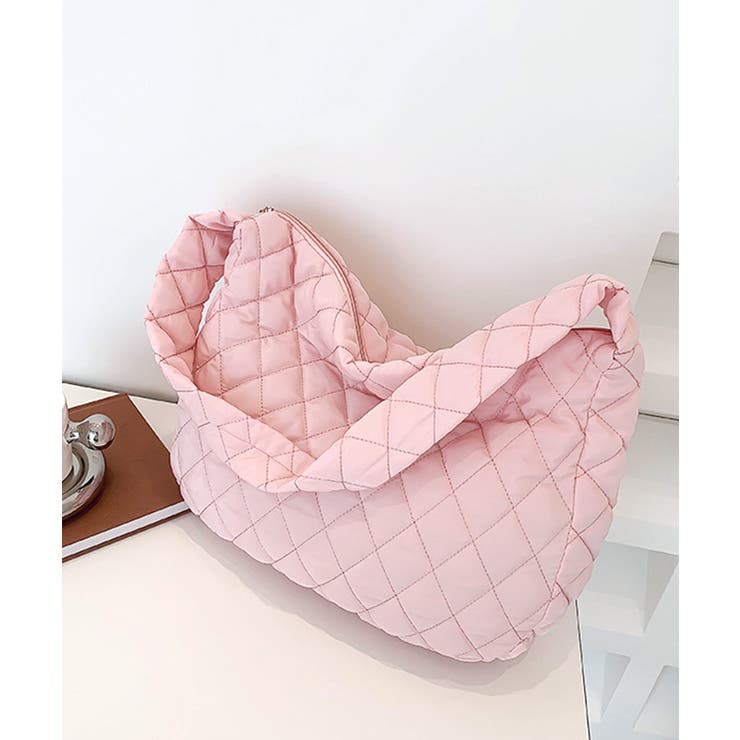 キルティングショルダーバッグ トートバッグ ハンドバッグ[品番