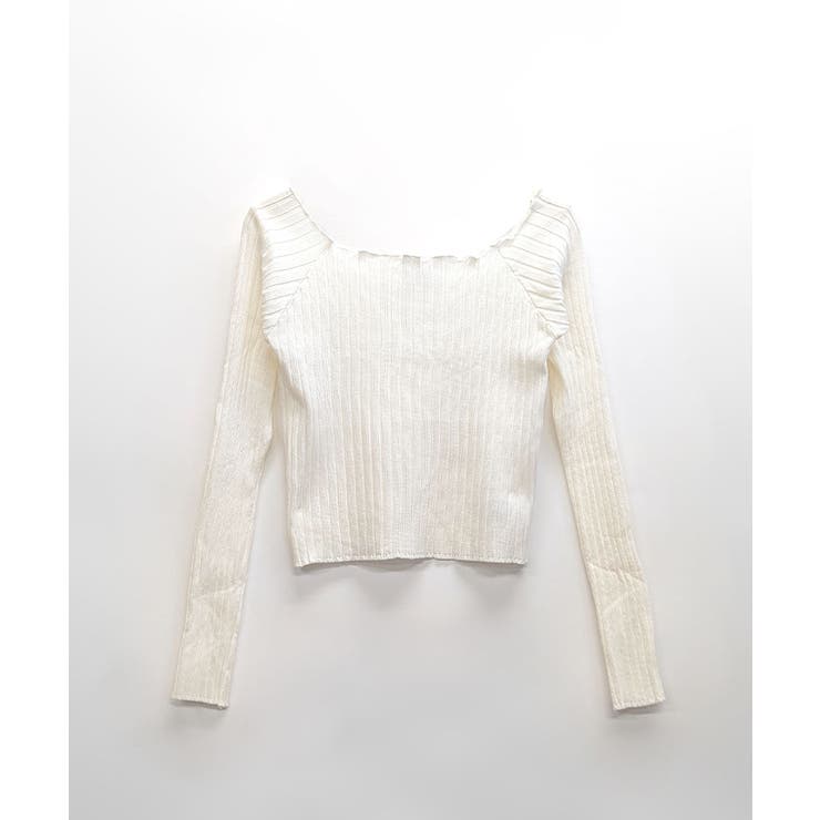 リブトップス メロウフリル オフショル | Riff | 詳細画像26 