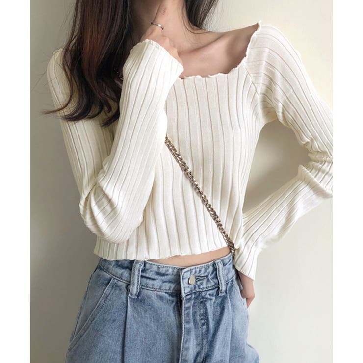 リブトップス メロウフリル オフショル | Riff | 詳細画像2 