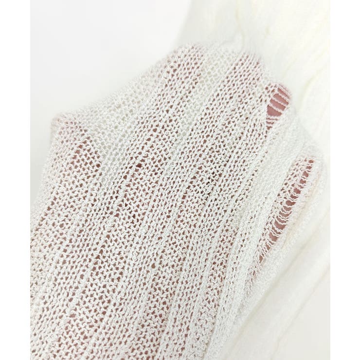 前ボタンダメージニット カーディガン ニットカーデ | Riff | 詳細画像27 