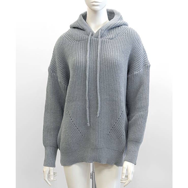 リブニットパーカー セーター フード | Riff | 詳細画像26 