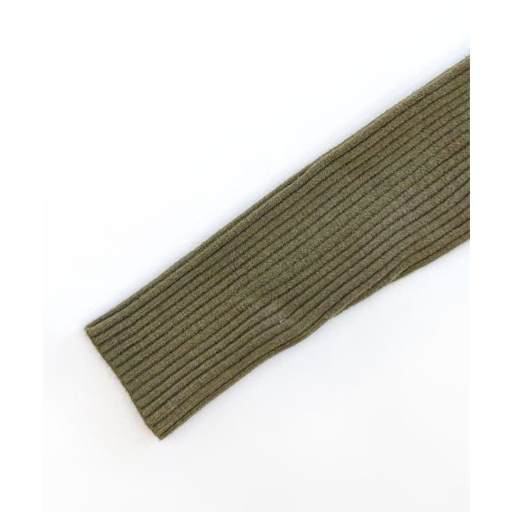 オフショルダブルジップリブニット リブ編み セーター | Riff | 詳細画像37 