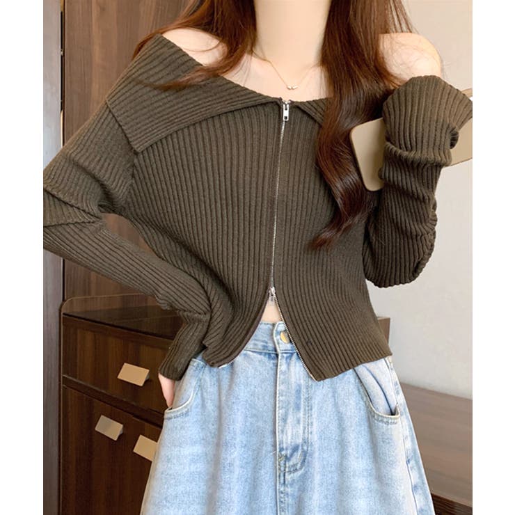 ☆極美品☆スコットクラブ扱いFENNELショルダーカラーデザイン リブニット EM OCN ユニセックスリブタートルトップ - 【シサム工房 公式